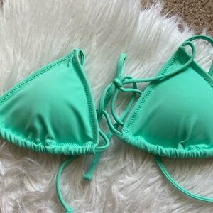 Victoria's Secret Aqua Bikini Top